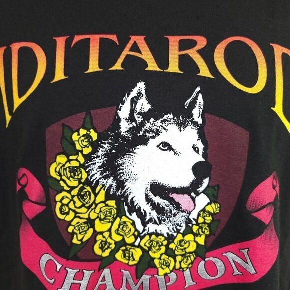 Alaska Iditarod T Shirt Vintage 90s 1997 Champion Dog Sled Made In USA Medium - Picture 2 of 7